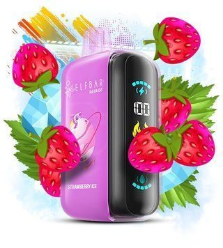 Elf Bar RAYA D3 25000 Strawberry Ice (Клубника со льдом) rayad3025 фото