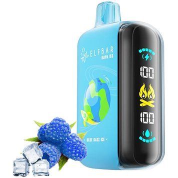 Elf Bar RAYA D3 25000 Blue Razz Ice (Ягодный лимонад со льдом) rayad3020 фото